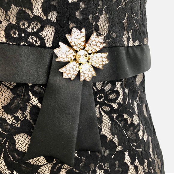 ✨Talbots Black Lace Special Occasion Top - Picture 3 of 8